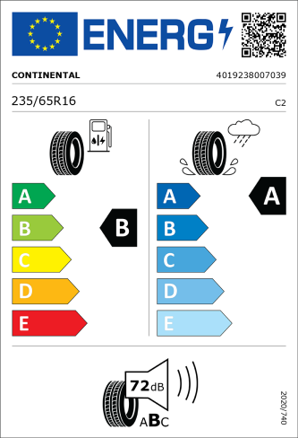 CONTINENTAL VAN CONTACT 200