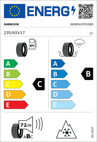 HANKOOK H750A KINERGY 4S 2 X